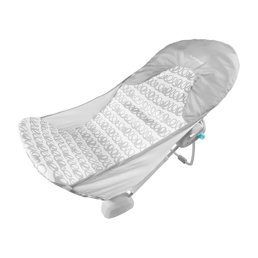Ingenuity Summer Infant foldaway baby bath seat with two-position adjustable support