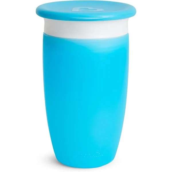 Munchkin Miracle 360 trainer cup with lid, 10oz, blue