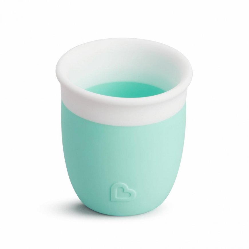 Munchkin Câ€™est silicone open training cup 59ml mint green toddler