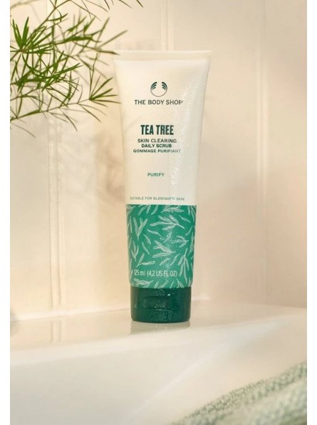 The Body Shop Tea Tree Squeaky Clean Scrub 100 ml tube