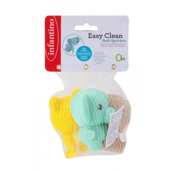 Infantino Easy Clean Bath Squirters (Wee Wild Ones / Jungle 3-Pack Zoo animals) — photo 2