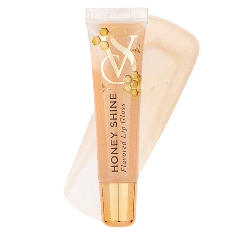 Victoria Secret Honey Shine flavoured lip gloss 13g with gold tube