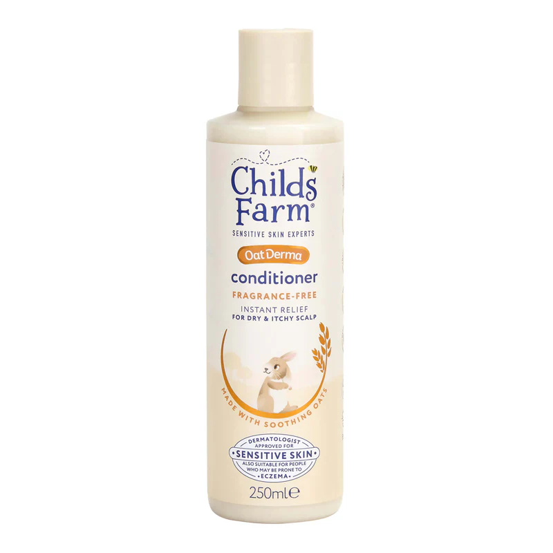 Childs Farm Oat Derma fragrance-free conditioner 250ml bottle