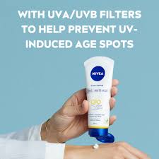 NIVEA 3in1 Q10 Anti-Age Care Hand Cream 100ml tube with applicator