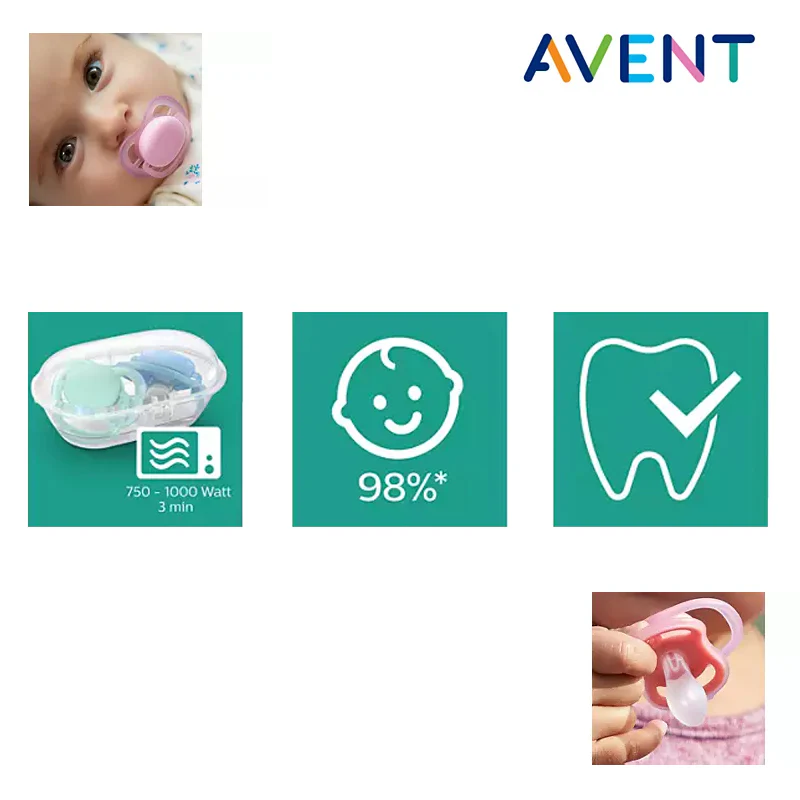 Philips Avent Ultra Air pink soother 18m+ two pack
