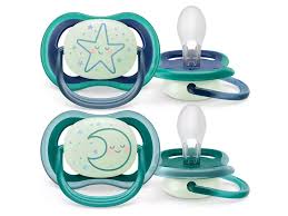 Philips Avent Air Night Soother Boy 6-18 months two pack teal