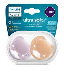 Philips Avent Ultra Soft Soother Girl 6-18 months two pack