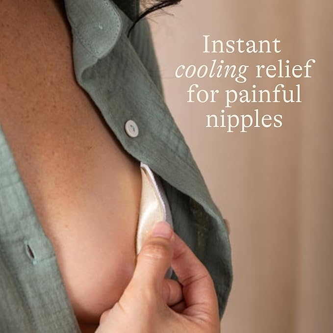 Lansinoh Soothies cooling gel pads for breastfeeding, two pack