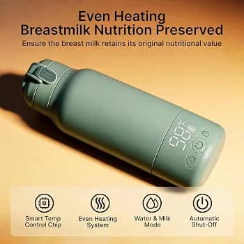 Momcozy Portable Milk Warmer (Green) — photo 4
