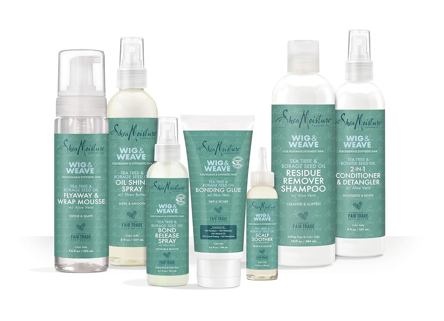SheaMoisture Wig & Weave Tea Tree & Borage Seed Oil Bonding Glue Hair Cream (6.3 oz / 186ml). — photo 3