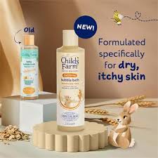 Child's Farm OatDerma Bubble Bath 250ml bottle for dry itchy skin