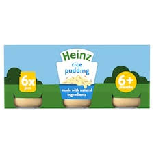 Heinz baby rice pudding porridge 6+ months 200g jar