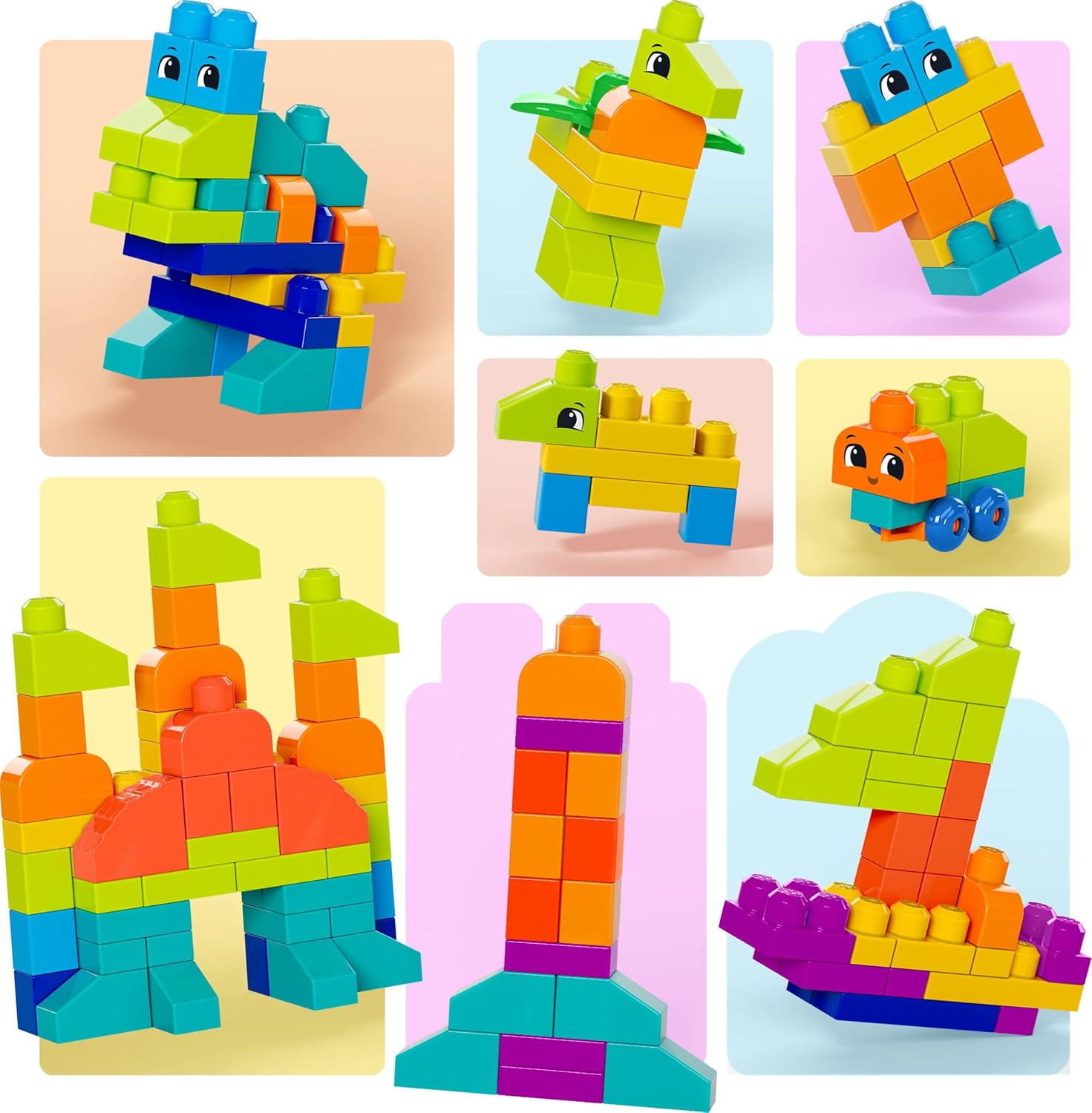 MEGA BLOKS First Builders Deluxe Building Bag Toy Blocks(150 Pieces) For Toddler — photo 4