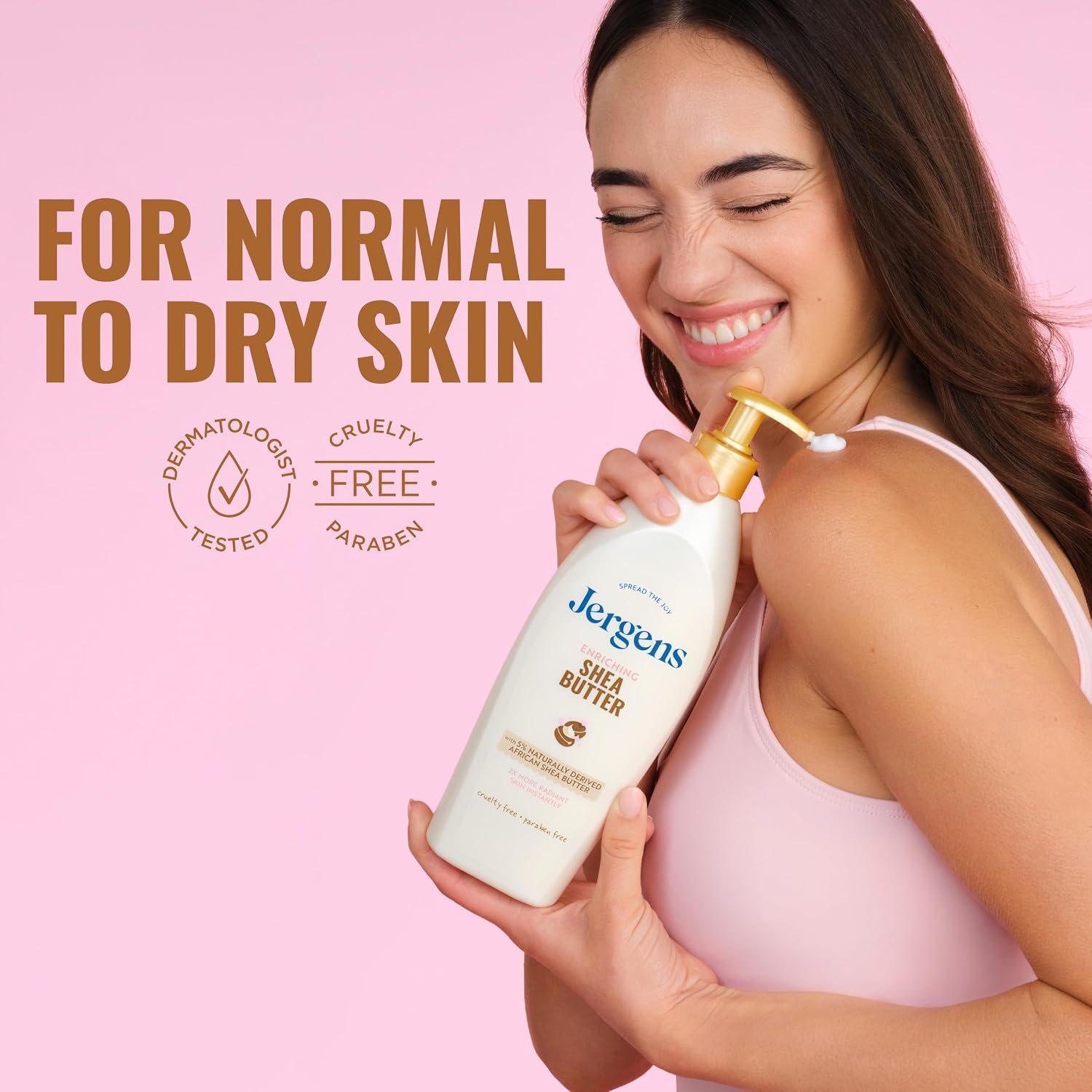Jergens Enriching Shea Butter Deep Conditioning Moisturizer (16.8 Fl Oz / 496ml). — photo 6