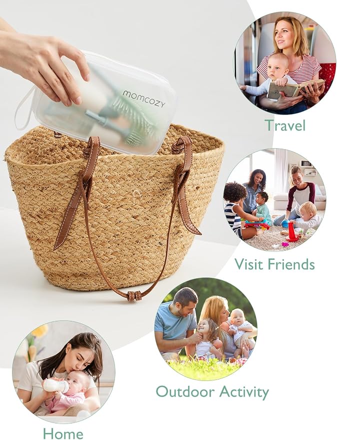 Momcozy Bottle Brush Kit (Innovative Push-Press / Press Bubble Style). — photo 4