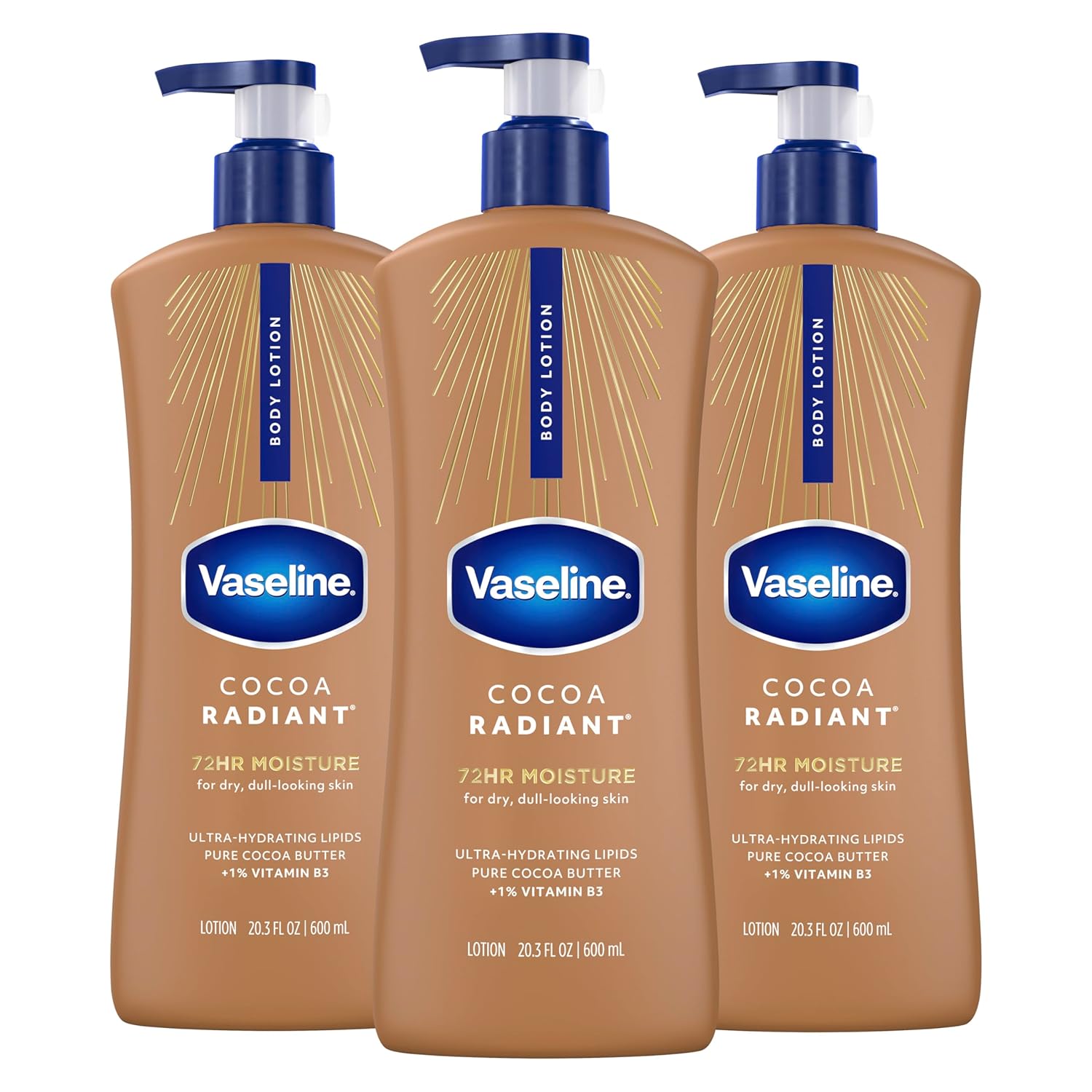 Vaseline Intensive Care Cocoa Radiant Body Lotion  600ml — photo 2