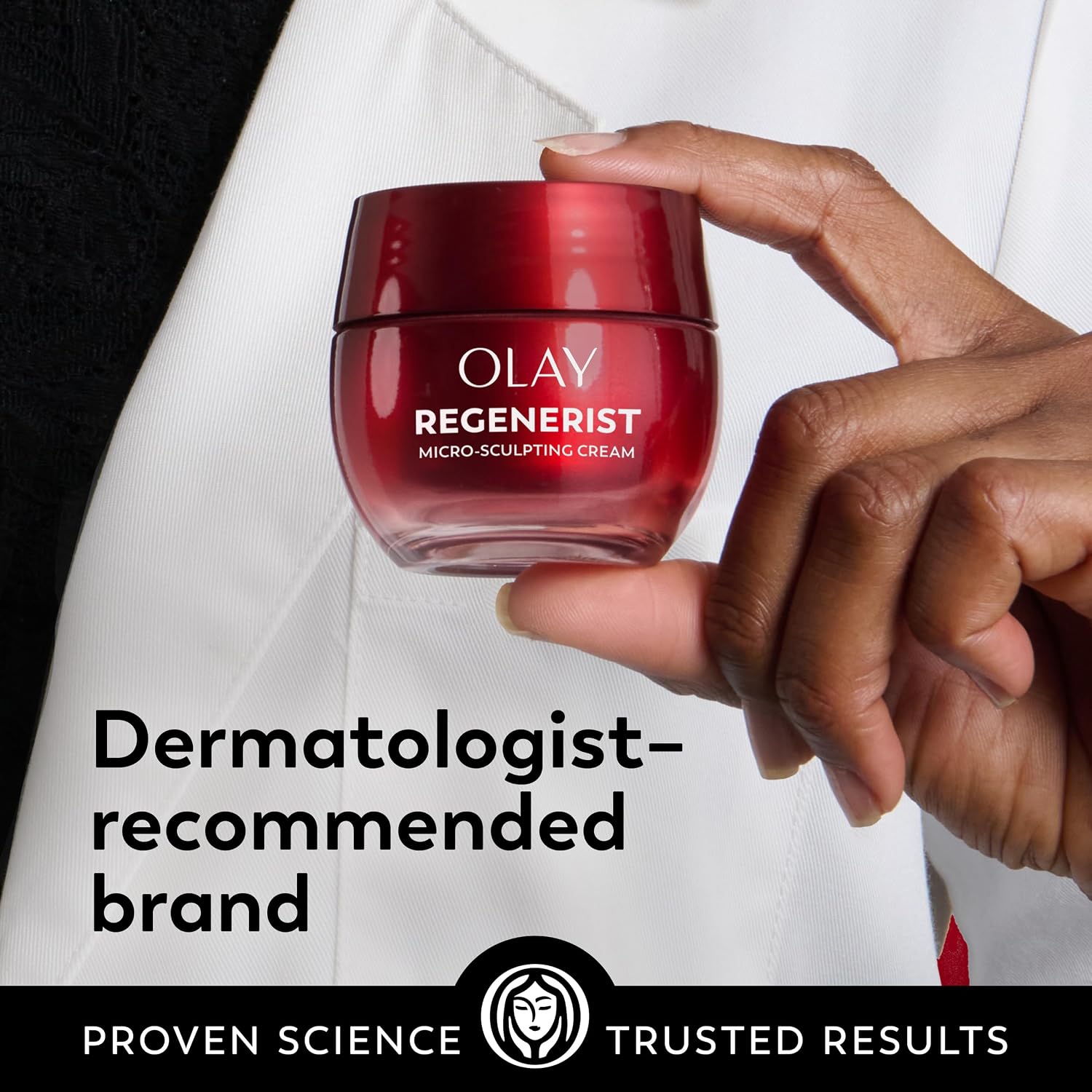 Olay Regenerist Micro-Sculpting Cream Face Moisturizer 1.7 oz (48g) jar. — photo 3