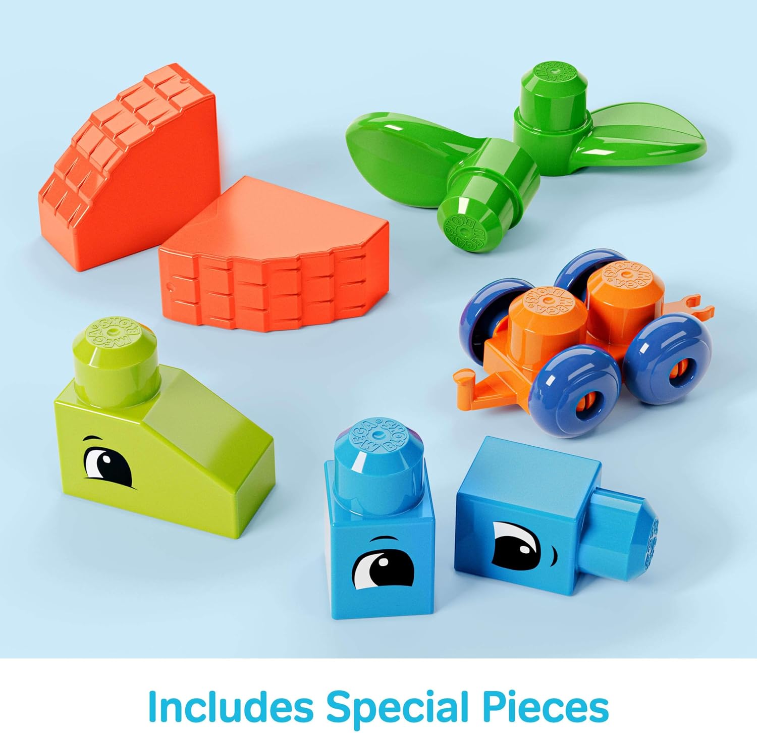 MEGA BLOKS First Builders Deluxe Building Bag Toy Blocks(150 Pieces) For Toddler — photo 6