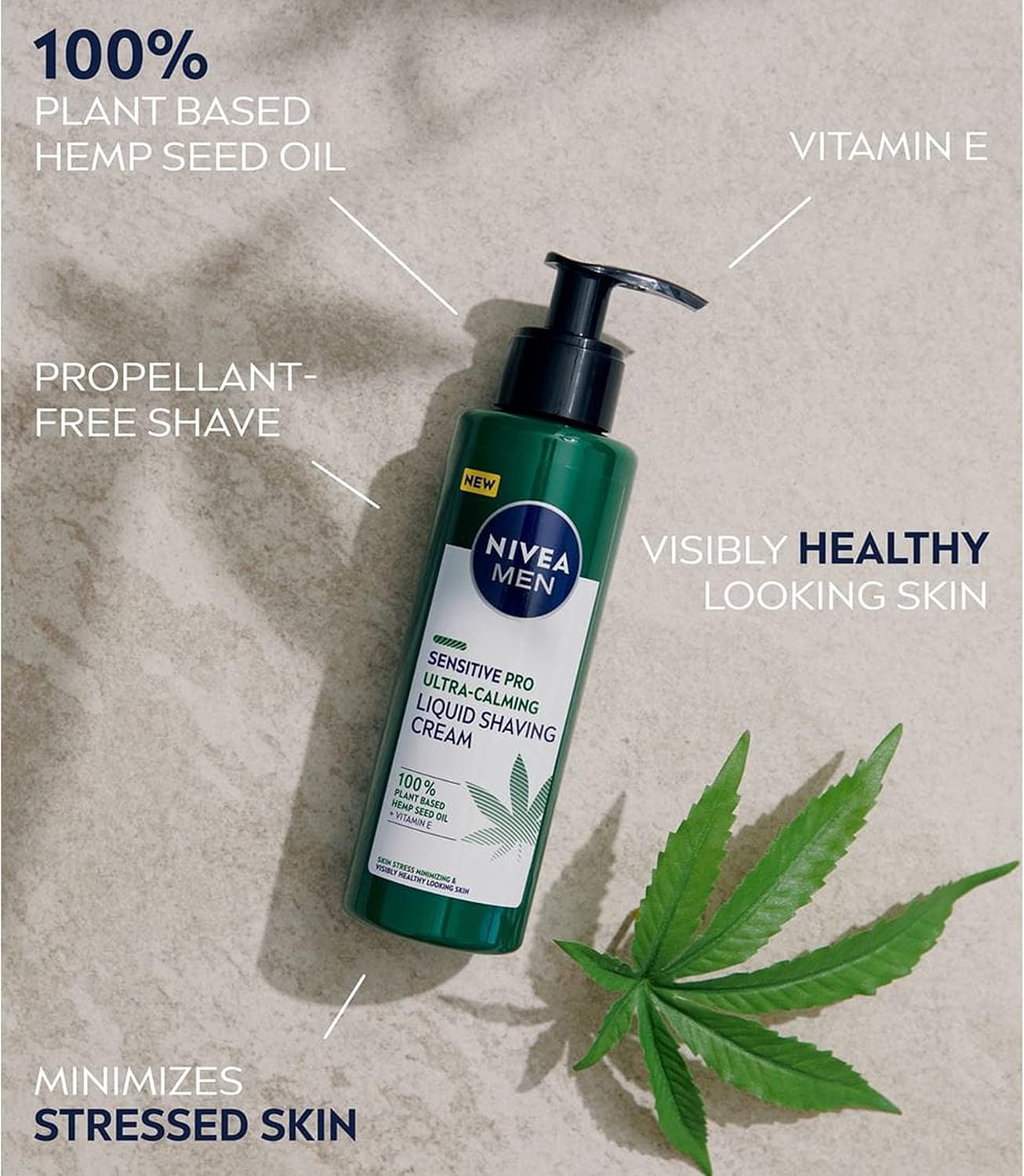 NIVEA MEN LIQUID SHAVING CREAM 200ML — photo 2