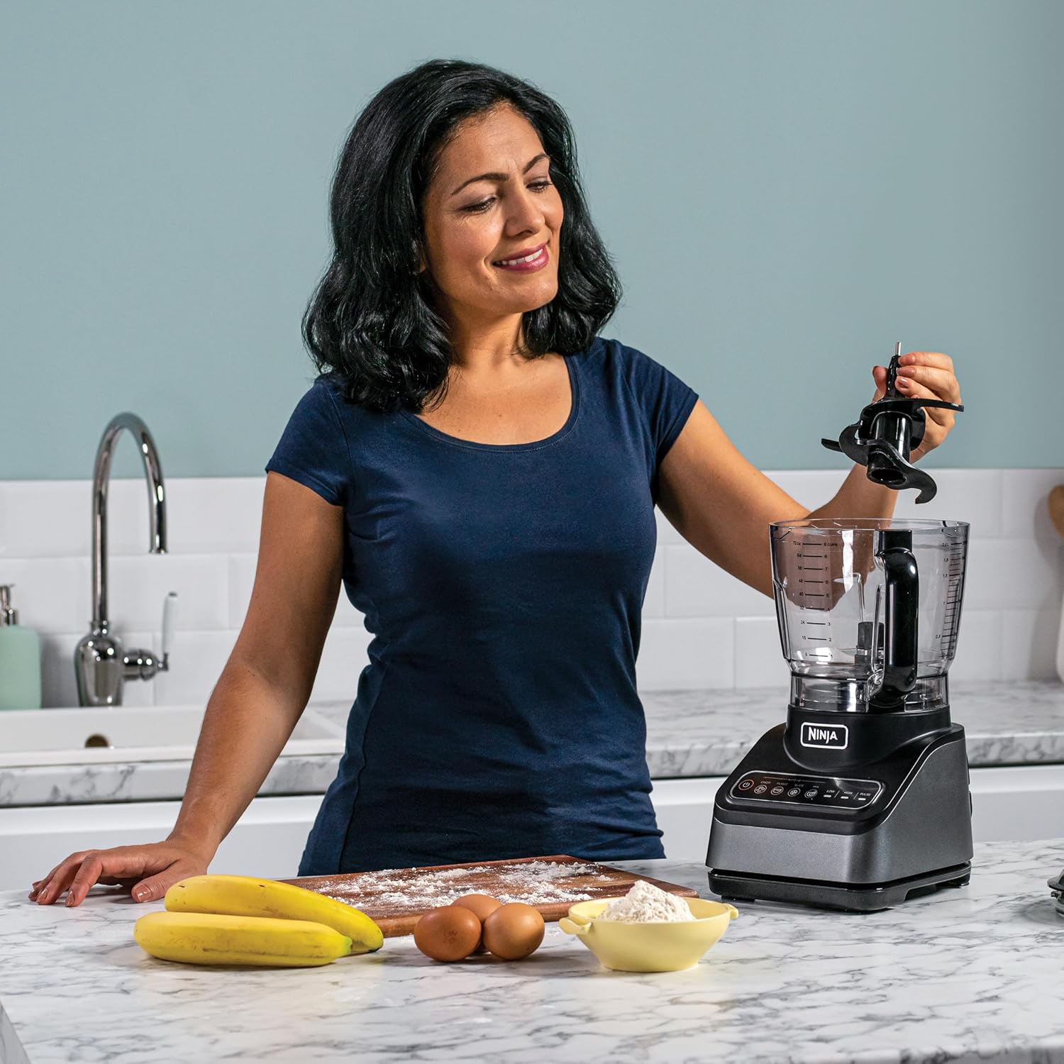 Ninja BN650UK Food Processor with Auto-iQ (Silver). — photo 9