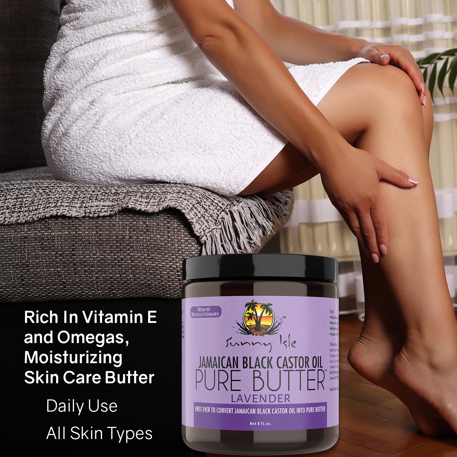 Sunny Isle JBCO Pure Butter Lavender 8oz — photo 3