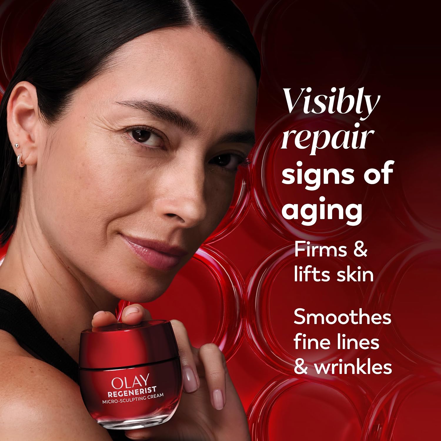 Olay Regenerist Micro-Sculpting Cream Face Moisturizer 1.7 oz (48g) jar. — photo 11
