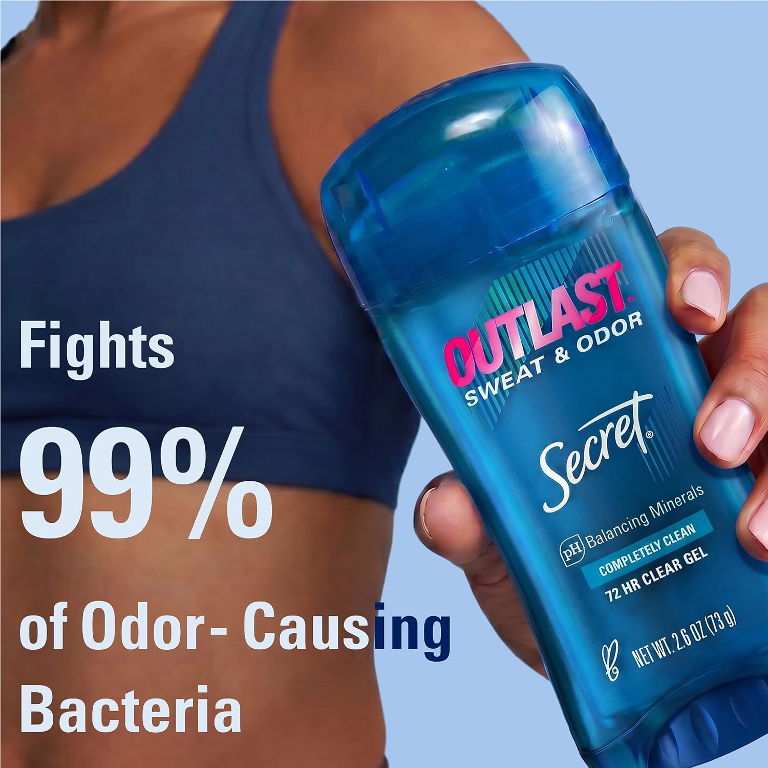 Secret Outlast Clear Gel Antiperspirant & Deodorant Women Completely Clean — photo 2