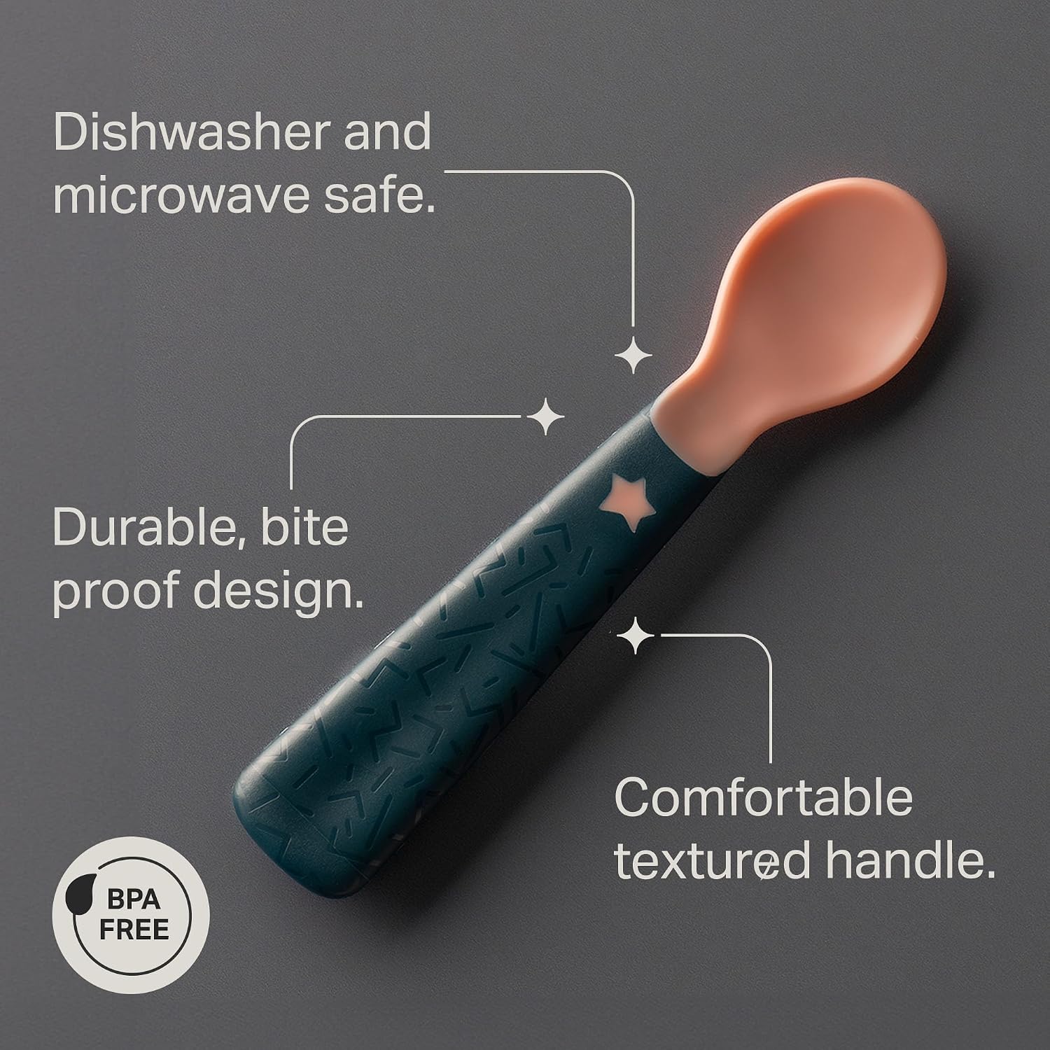 Tommee Tippee Easigrip Self-Feeding Weaning Spoons (5-Pack). — photo 4