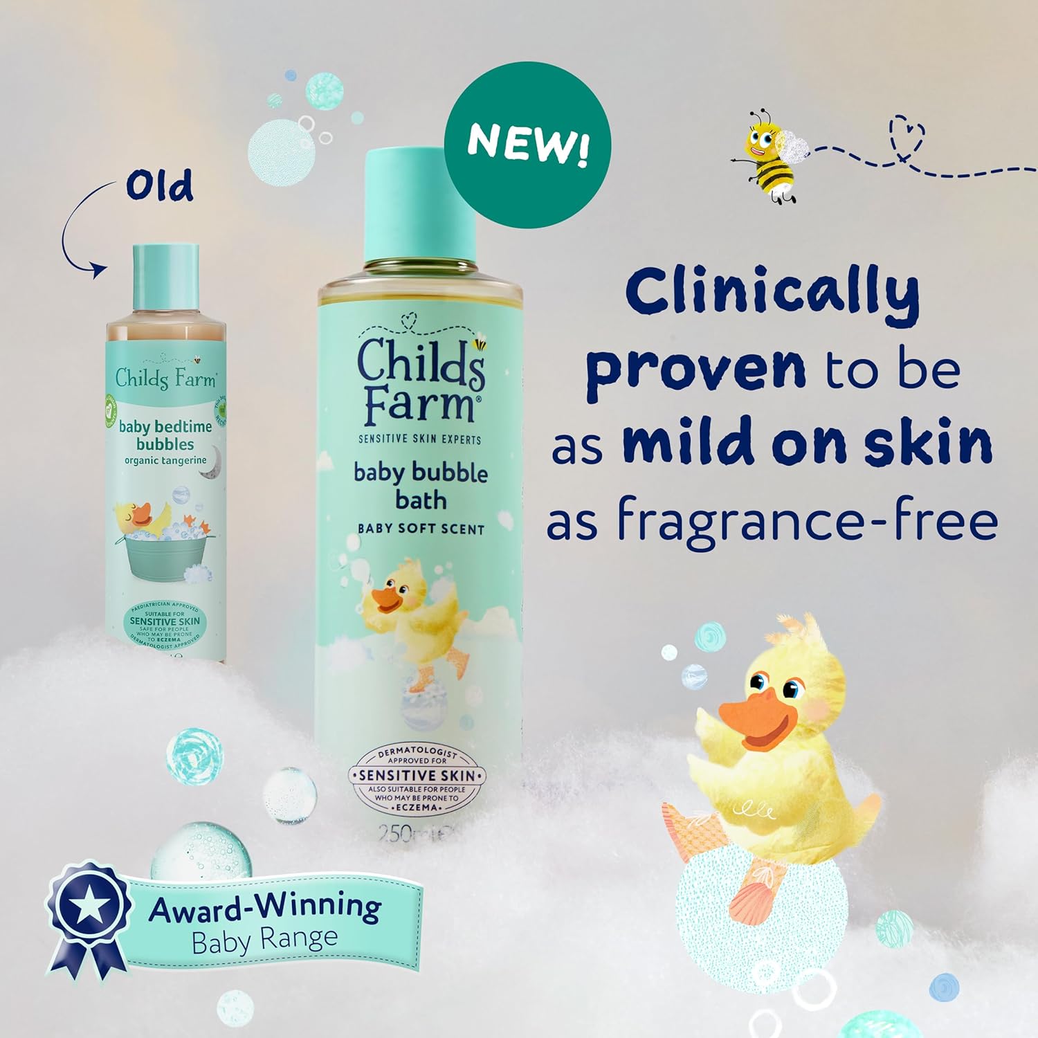 Childs Farm Baby Bedtime Bubble Bath Sensitive, 250ml — photo 2