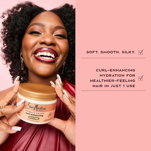 SheaMoisture Coconut & Hibiscus Curl Enhancing Smoothie (12 oz / 340g). — photo 4