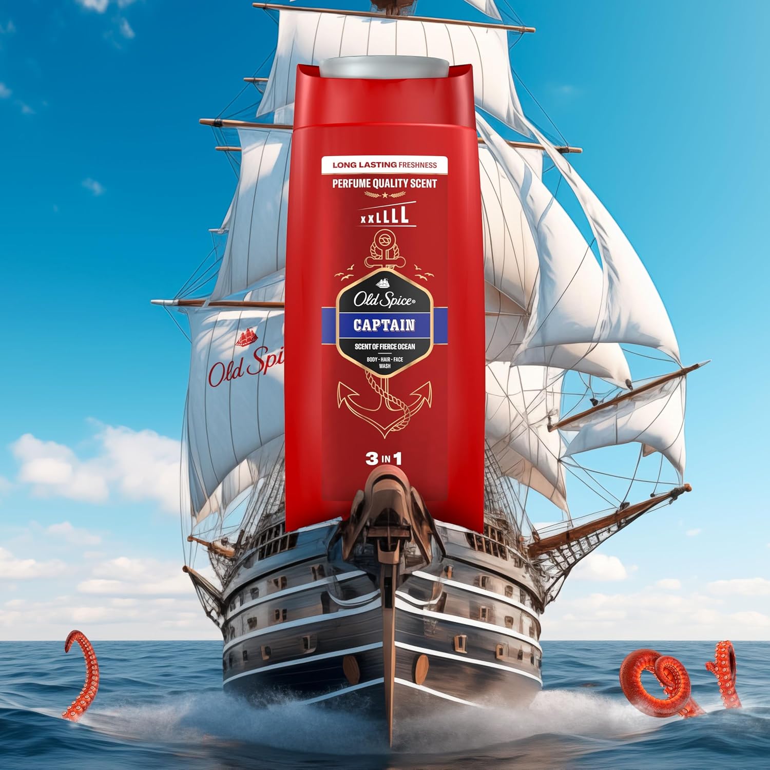 Old Spice Shower Gel 675ml Captain — photo 4