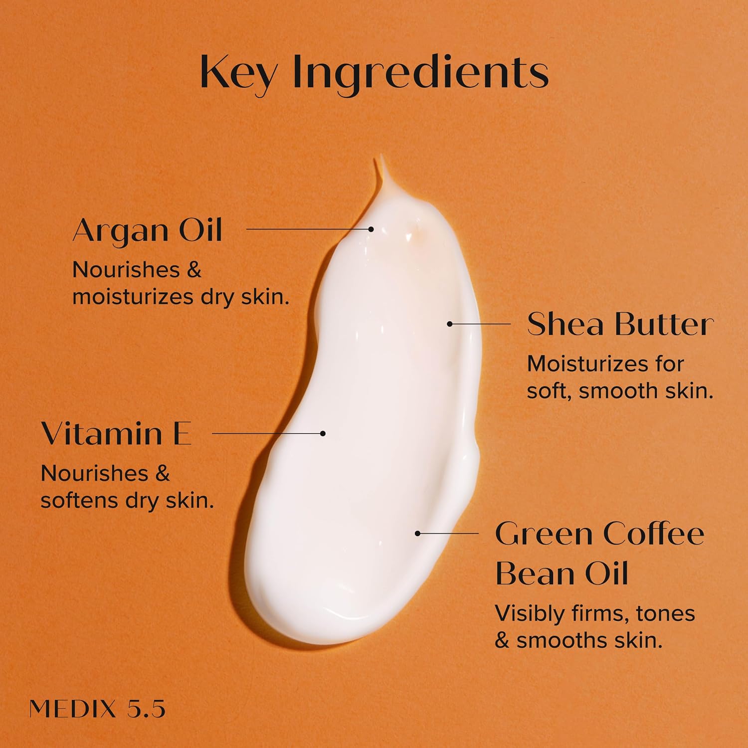 Medix 5.5 Argan Oil Cream with 24kt Gold. Anti-sagging firming cream to reduce the look wrinkles, cellulite, and blemishes. 15oz (15oz) — photo 7