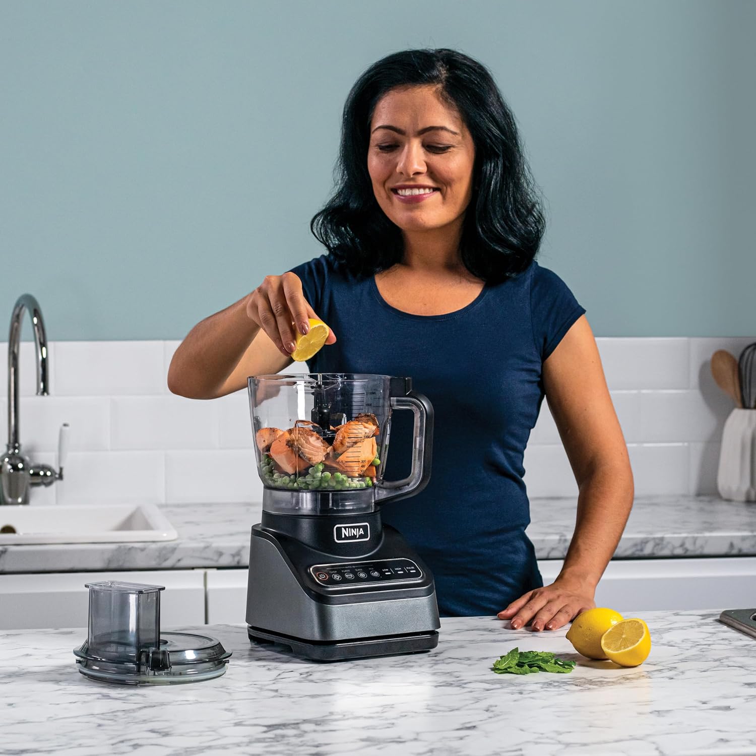 Ninja BN650UK Food Processor with Auto-iQ (Silver). — photo 3