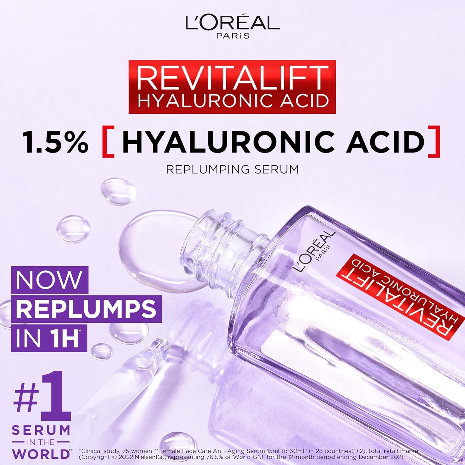 L'Oréal Paris Revitalift Filler 1.5% Pure Hyaluronic Acid Serum (30ml). — photo 2