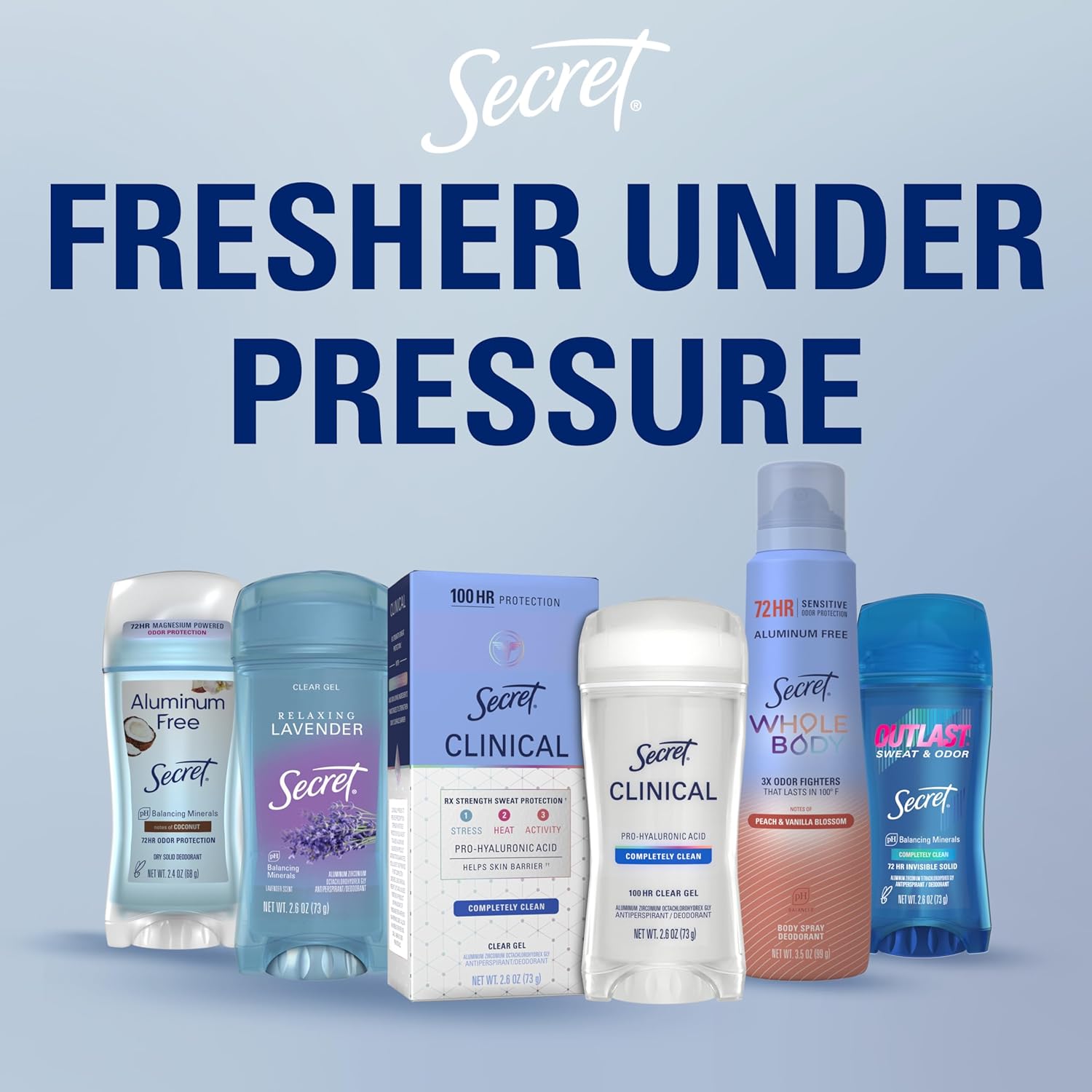Secret Outlast Clear Gel Antiperspirant & Deodorant Women Completely Clean — photo 7