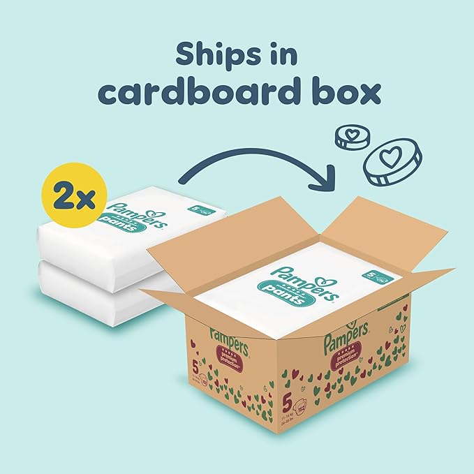 Pampers Premium Protection Size 5 nappies, 54 pack in cardboard box