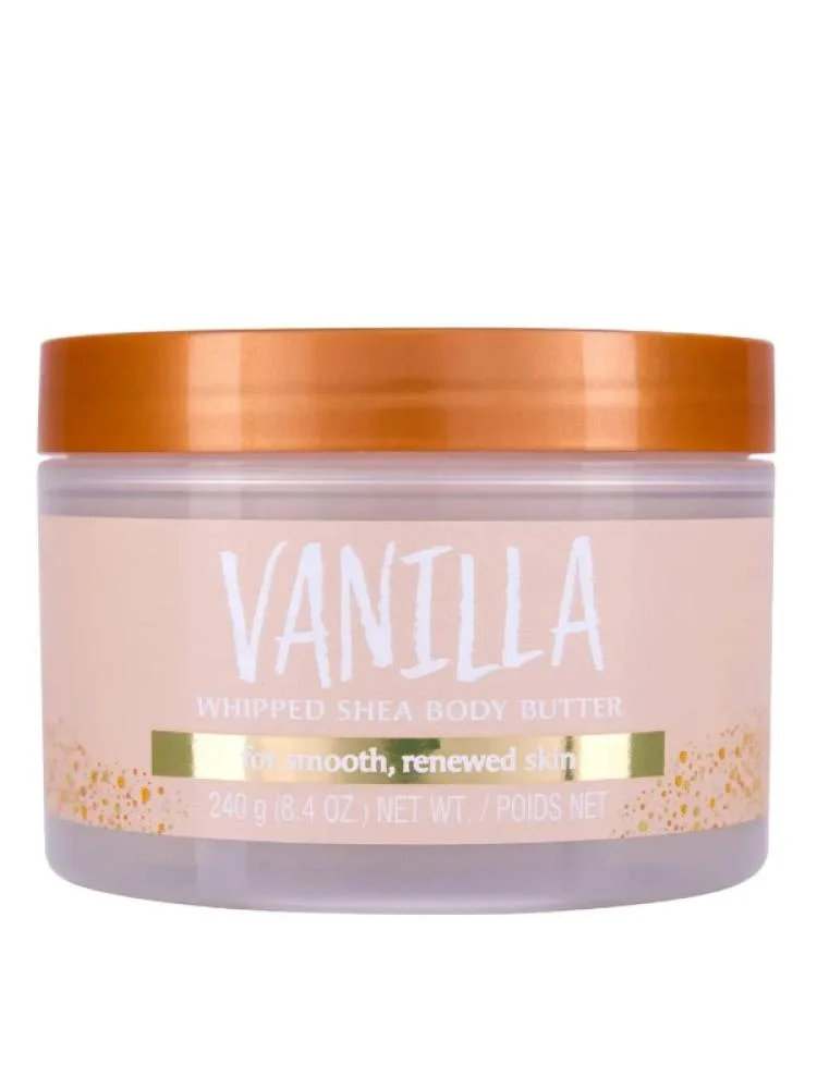 Tree Hut Vanilla Whipped Shea Body Butter 8.4oz jar with copper lid