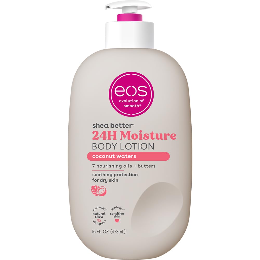 eos Shea Better 24H Moisture Body Lotion Coconut Waters 16 fl oz pump bottle