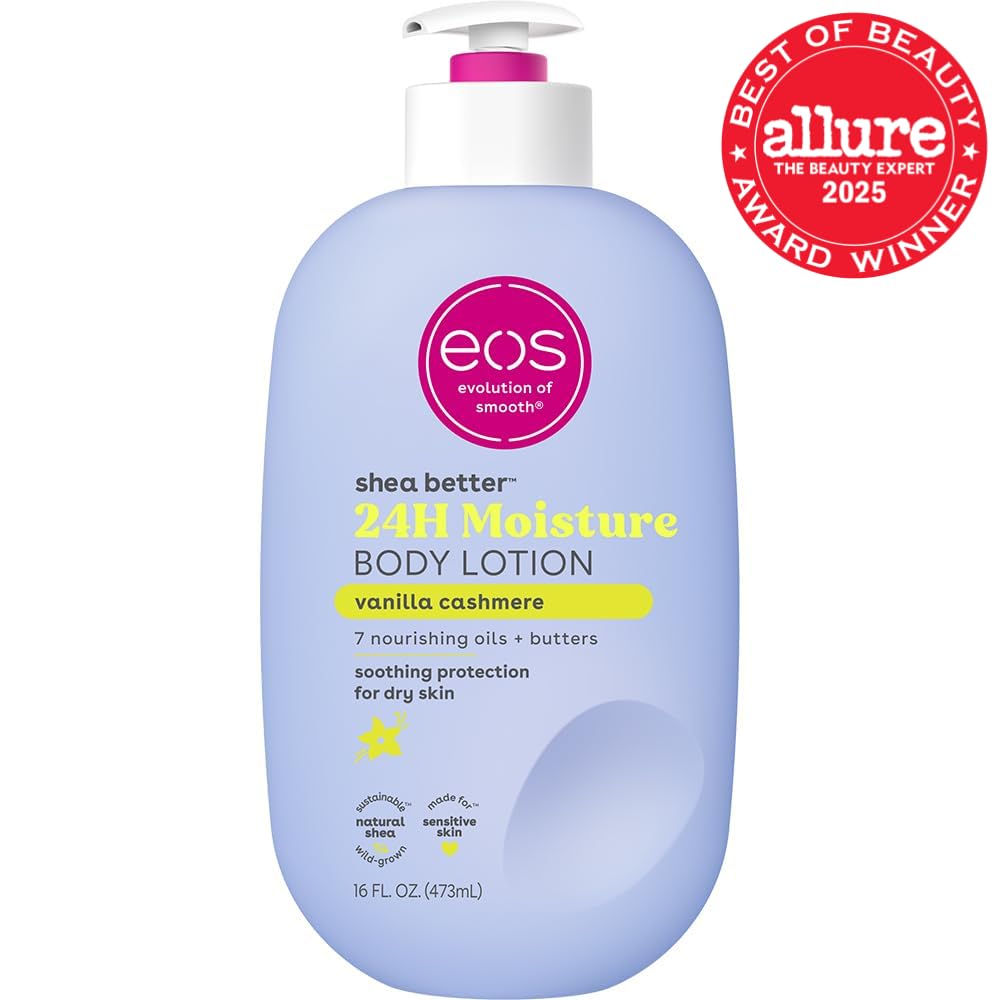 eos Shea Better Moisture Body Lotion Vanilla Cashmere 16 fl oz pump bottle