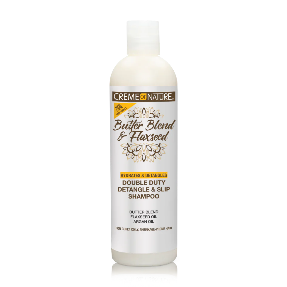 Creme of Nature Butter Blend & Flaxseed Shampoo 12 oz bottle