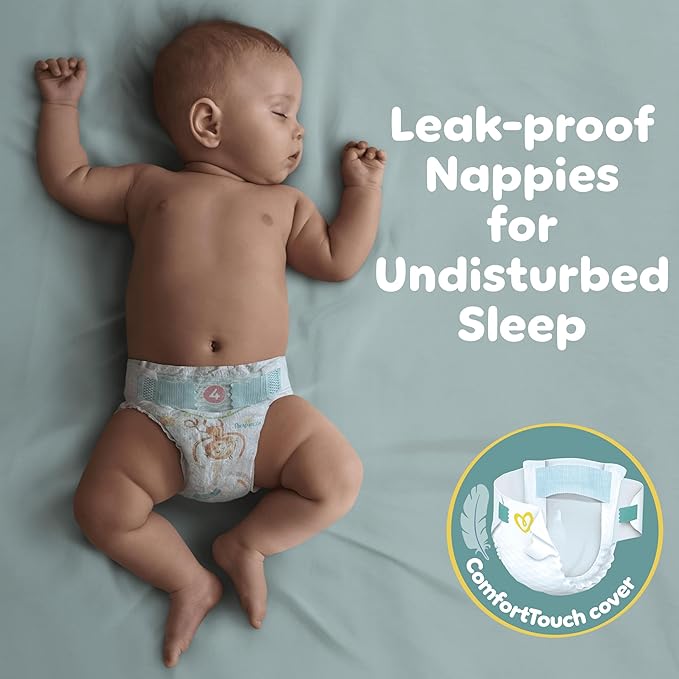 Pampers Baby-Dry Size 8 nappies, 120 pack, 17kg plus weight range