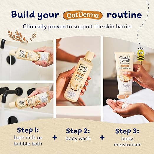 Child's Farm OatDerma body wash 250ml bottle for children