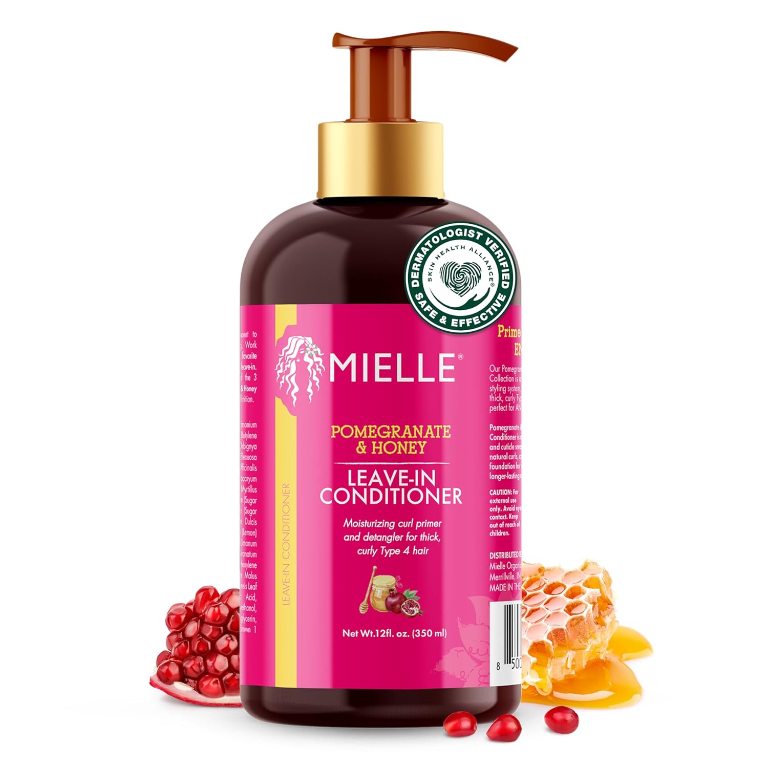 Mielle Pomegranate & Honey Leave-In Conditioner 355ml for type 4C hair