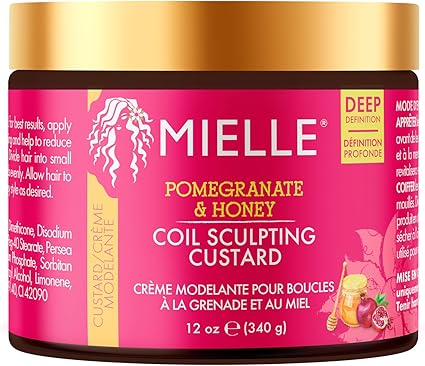 Mielle Pomegranate & Honey Coil Sculpting Custard 340ml natural styling cream