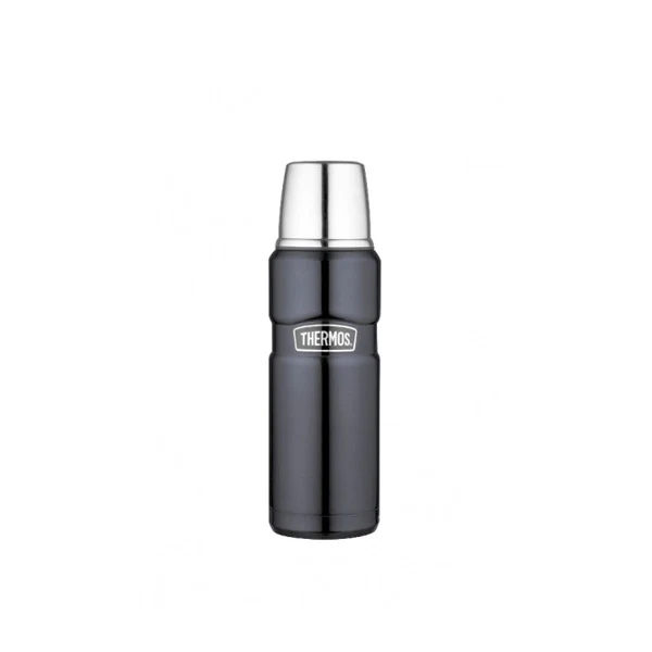 Thermos Stainless King flask 470ml dark blue with steel lid