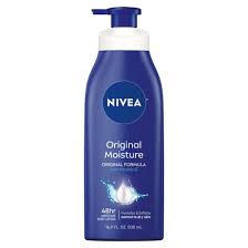 Nivea Original Moisture Daily Lotion 16.9oz pump bottle for normal to dry skin
