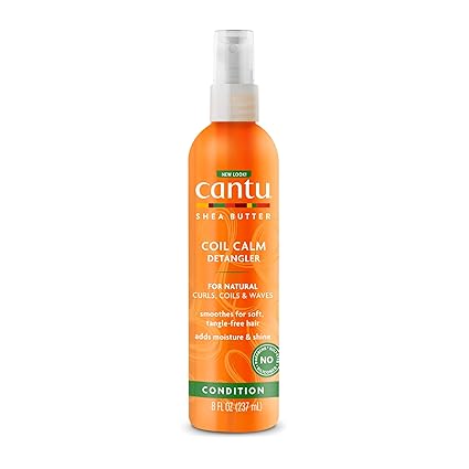 Cantu Coil Calm Detangler 237ml spray bottle for natural curls
