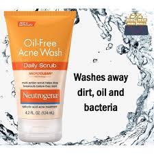Neutrogena Oil-Free Acne Wash Daily Scrub 4.2oz tube