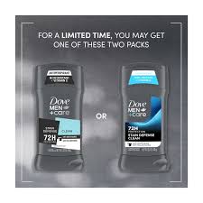 Dove Men+Care Antiperspirant Deodorant Stick Clean 2.7 oz