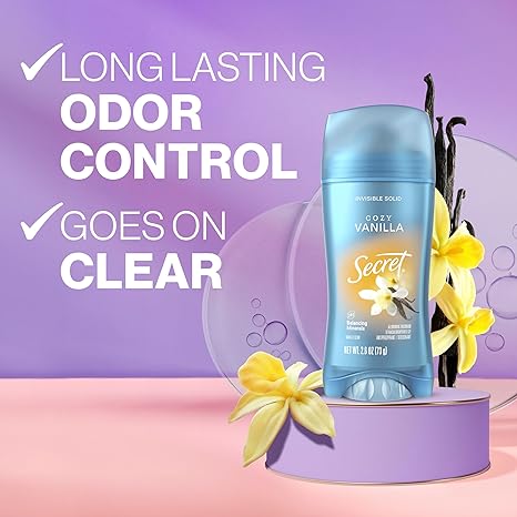 Secret Clear Gel Deodorant Brown Sugar Vanilla 2.6oz
